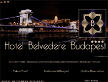 Tablet Screenshot of belvederehotels.hu